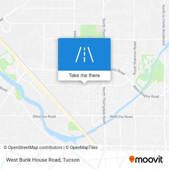 Mapa de West Bunk House Road