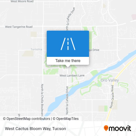Mapa de West Cactus Bloom Way