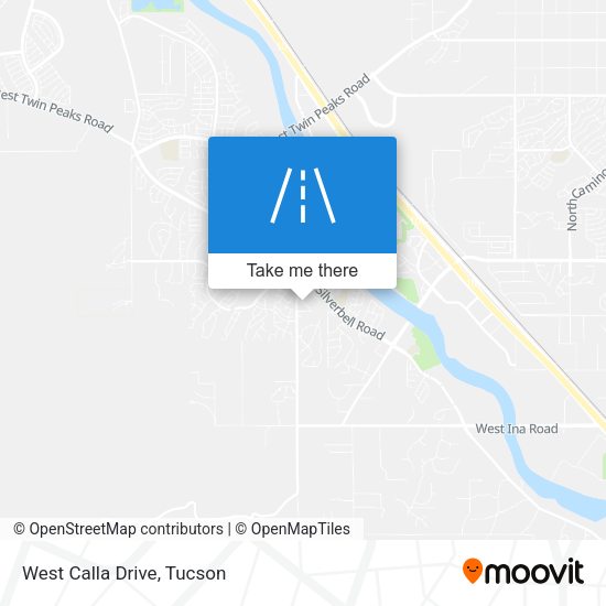 Mapa de West Calla Drive