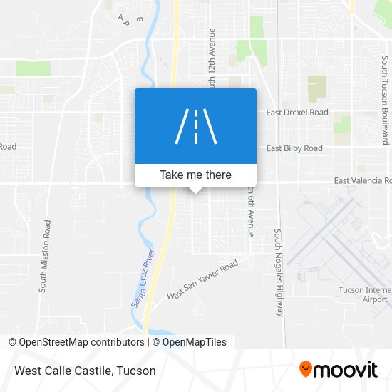 West Calle Castile map