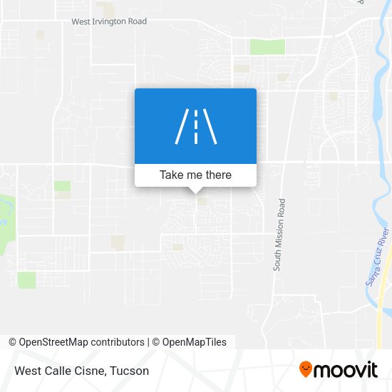 Mapa de West Calle Cisne
