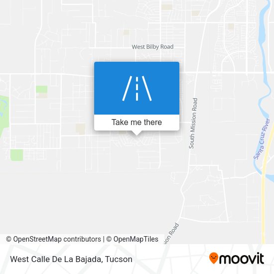 West Calle De La Bajada map