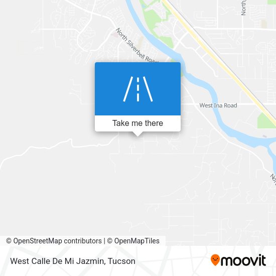 West Calle De Mi Jazmin map