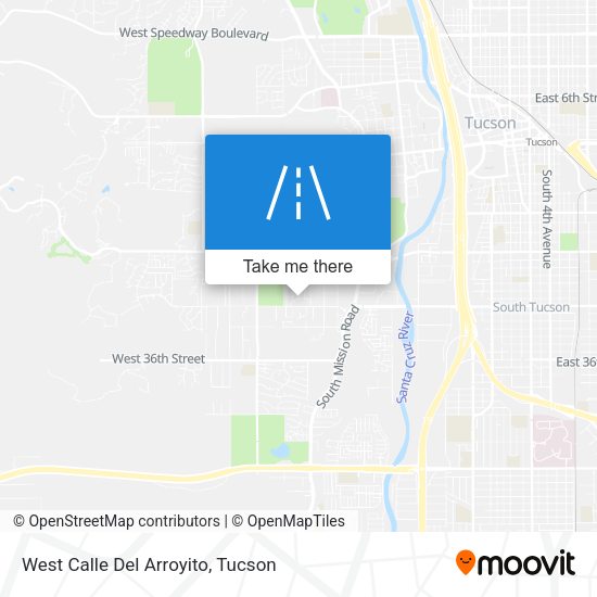 West Calle Del Arroyito map