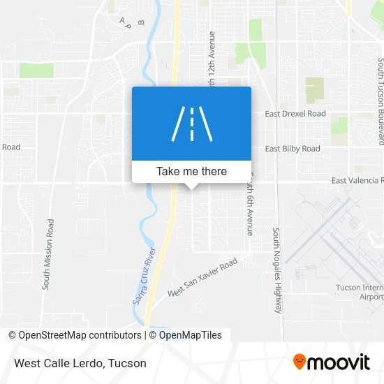 Mapa de West Calle Lerdo