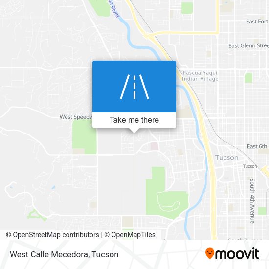 Mapa de West Calle Mecedora