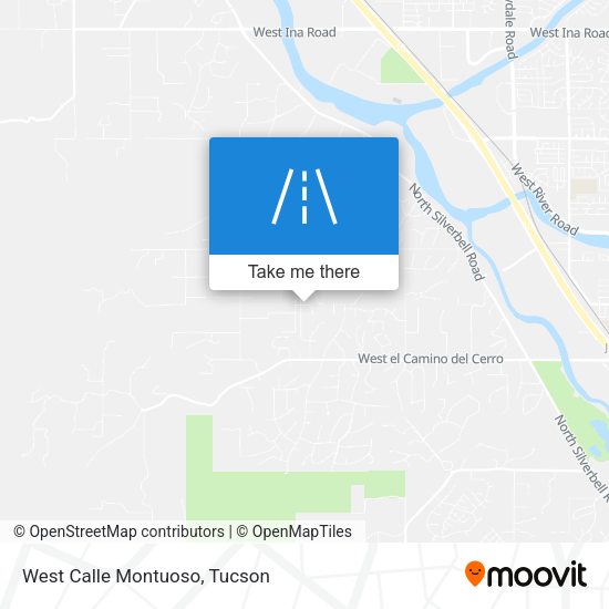 West Calle Montuoso map