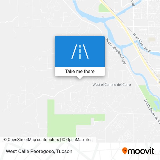 Mapa de West Calle Peoregoso