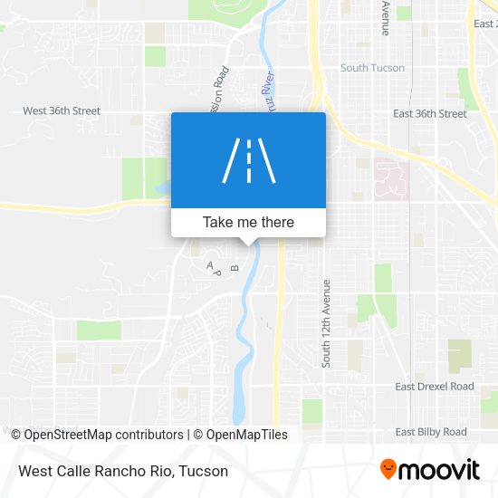 West Calle Rancho Rio map