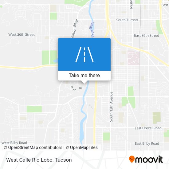 Mapa de West Calle Rio Lobo