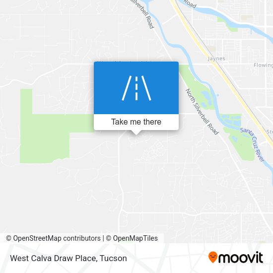 Mapa de West Calva Draw Place