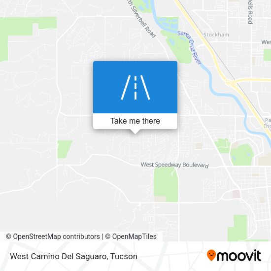 West Camino Del Saguaro map