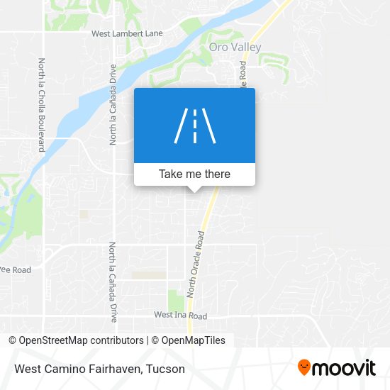 West Camino Fairhaven map