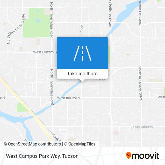 Mapa de West Campus Park Way