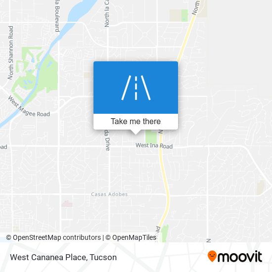 West Cananea Place map