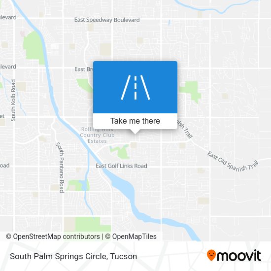 South Palm Springs Circle map