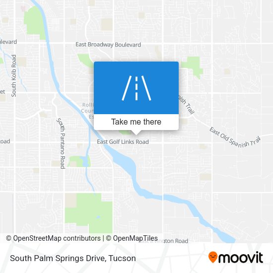 Mapa de South Palm Springs Drive
