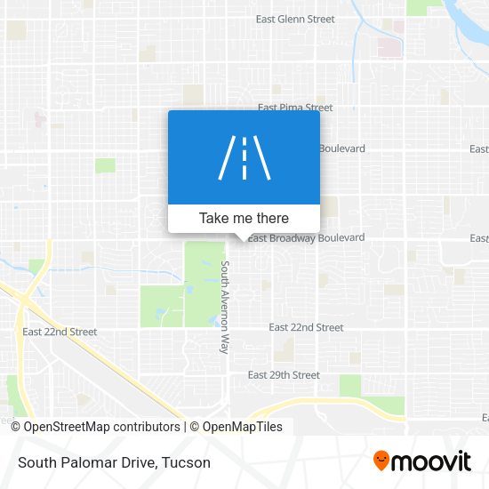 South Palomar Drive map