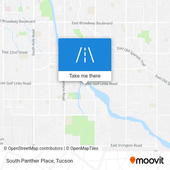 South Panther Place map