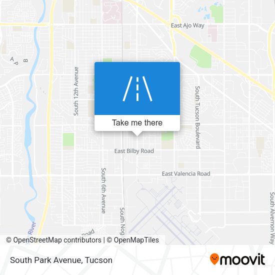 Mapa de South Park Avenue