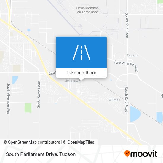 Mapa de South Parliament Drive