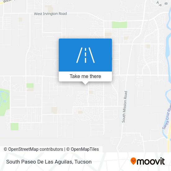 South Paseo De Las Aguilas map