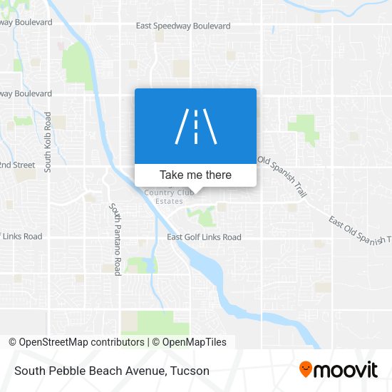 South Pebble Beach Avenue map