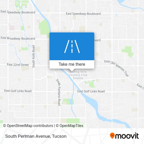 South Perlman Avenue map