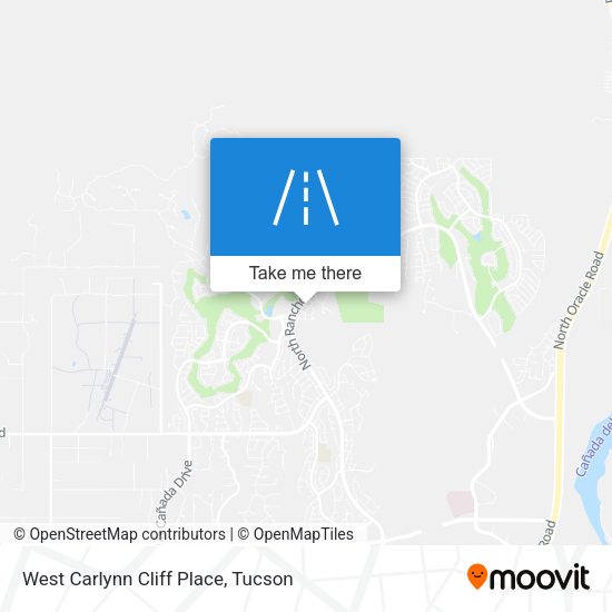 West Carlynn Cliff Place map