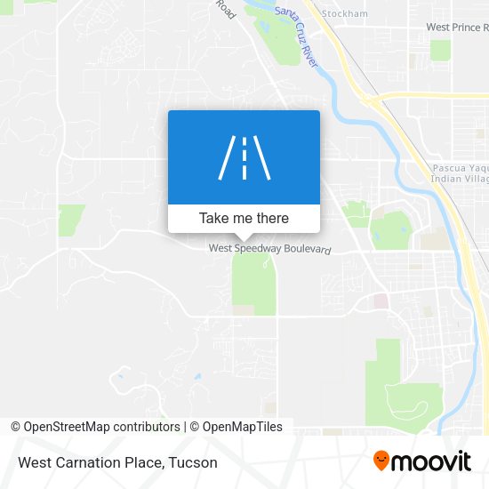 West Carnation Place map