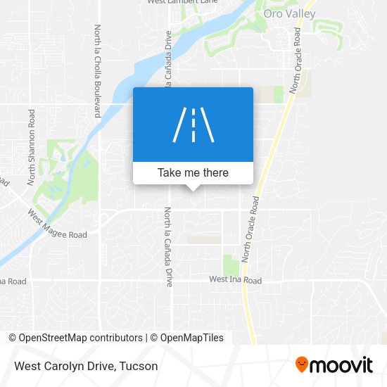 Mapa de West Carolyn Drive
