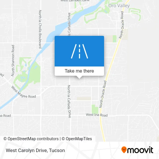 Mapa de West Carolyn Drive