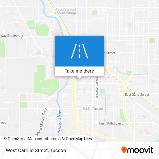 Mapa de West Carrillo Street
