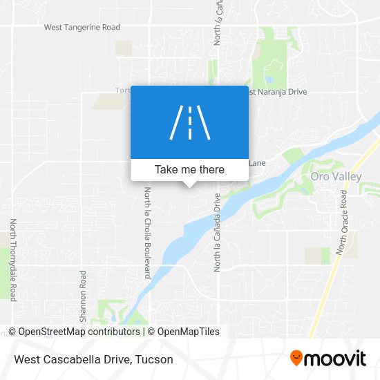 West Cascabella Drive map