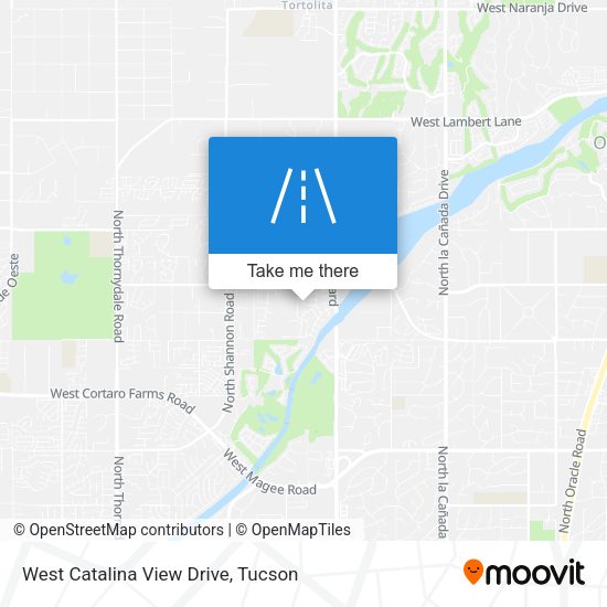 West Catalina View Drive map
