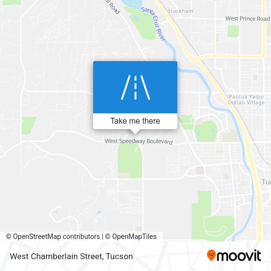 West Chamberlain Street map