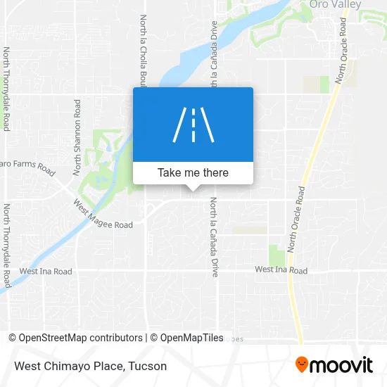 West Chimayo Place map
