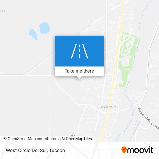 Mapa de West Circle Del Sur