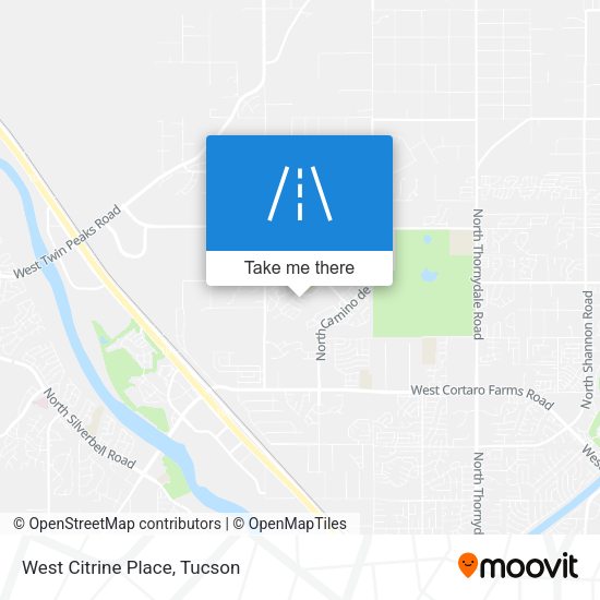 West Citrine Place map