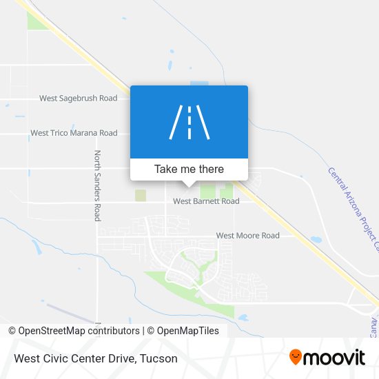 Mapa de West Civic Center Drive
