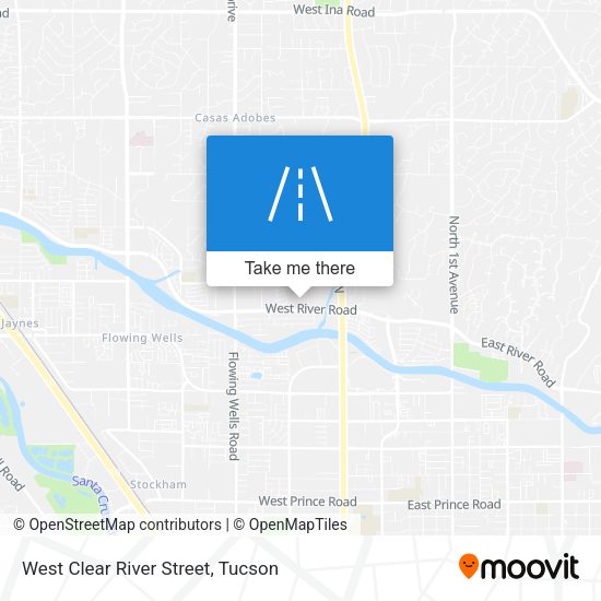 Mapa de West Clear River Street