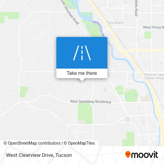 Mapa de West Clearview Drive