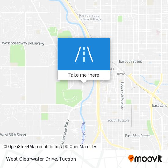 Mapa de West Clearwater Drive