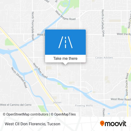 West Cll Don Florencio map