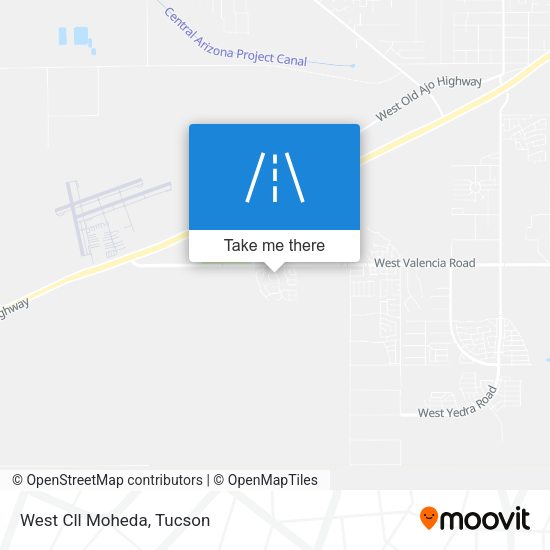 Mapa de West Cll Moheda