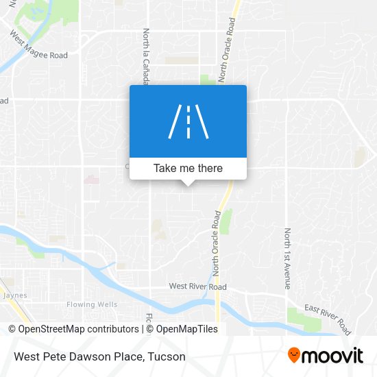 Mapa de West Pete Dawson Place