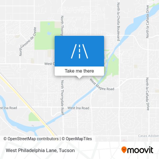 West Philadelphia Lane map