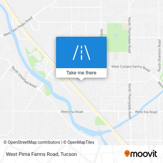 Mapa de West Pima Farms Road