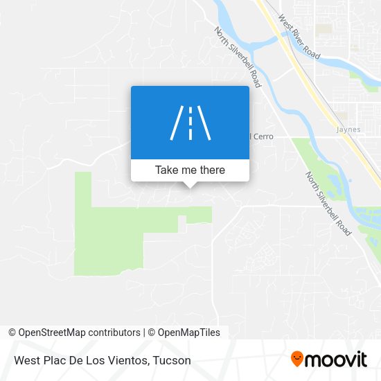 West Plac De Los Vientos map