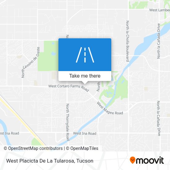West Placicta De La Tularosa map